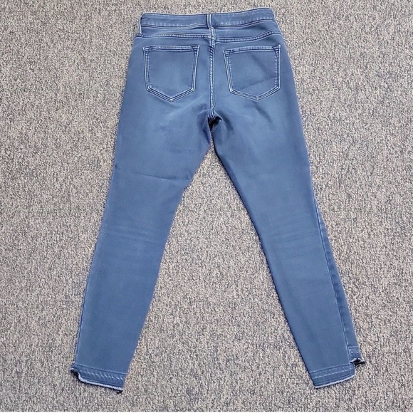 Old Navy Rockstar Super Skinny Built In Warm Dark Blue Denim - 4 - Picture 2 of 5
